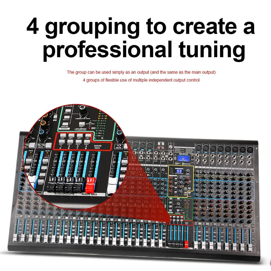 OEM DX32C Audio Mixer - 32 Channels with Built-in Effects