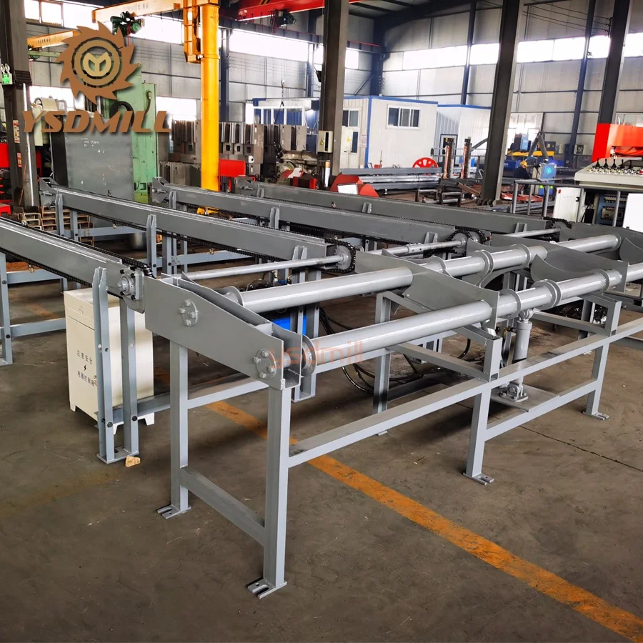 YSDMILL Industrial Sawmill Automatic Log Loading Deck Woodworking Machine