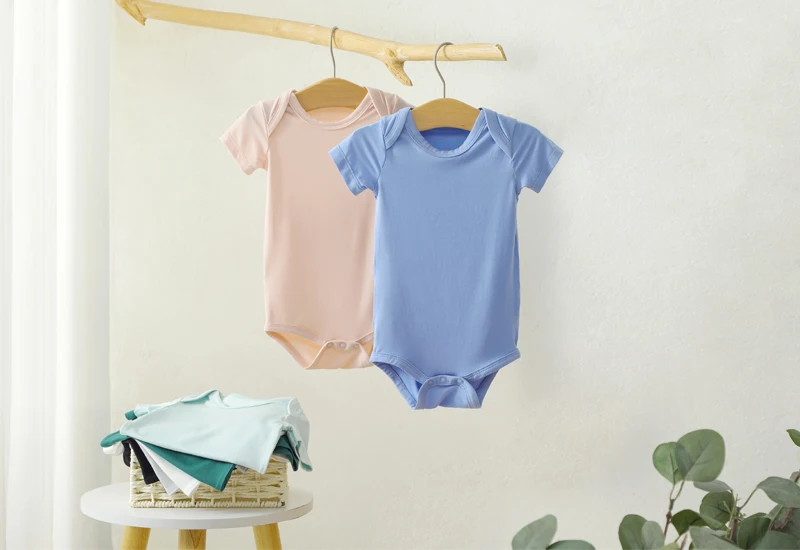 Bamboo Fabric New Born Bebe Bodysuit Infants Clothing Sets Baby Rompers