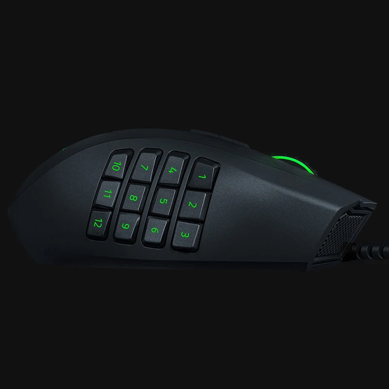 Razer Naga Left-Handed Ergonomic MMO Gaming Mouse - 20000 DPI, 19