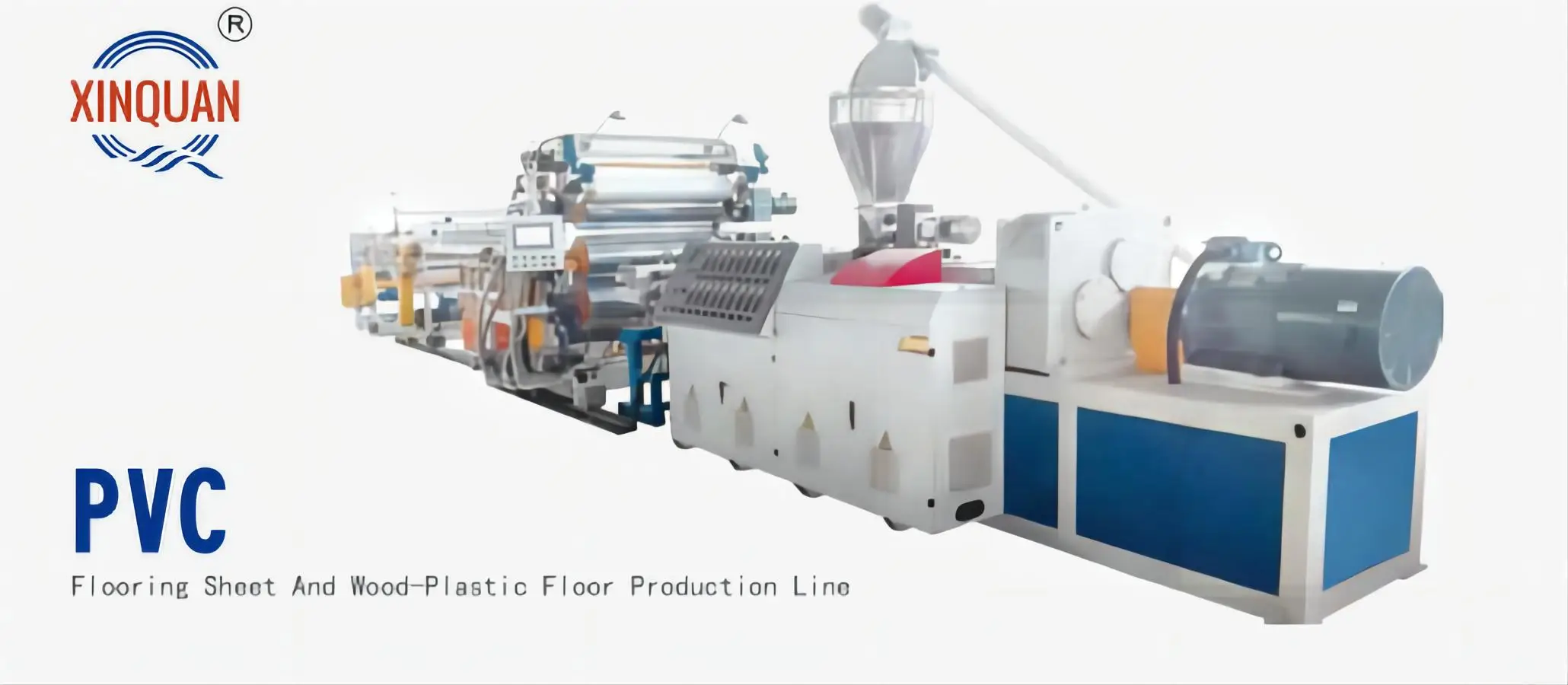 Plastic Stretch Film Machine Flooring Sheet Extrusion Manufacturing