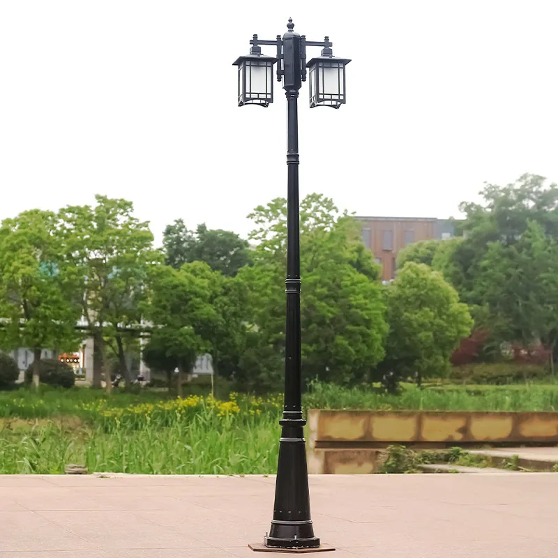 Solar Powered Aluminum LED Courtyard Light Outdoor Community Household 3m Waterproof Park Landscape Villa Lighting Circuit