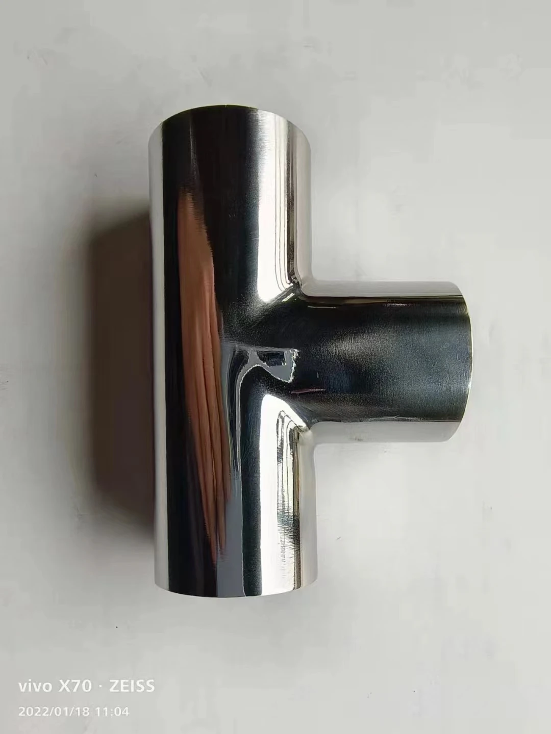 Buttweld Elbow Pipe Fitting Gas Fittings Black Butt Welding Seamless Stainless Steel Equal Diameter Tee