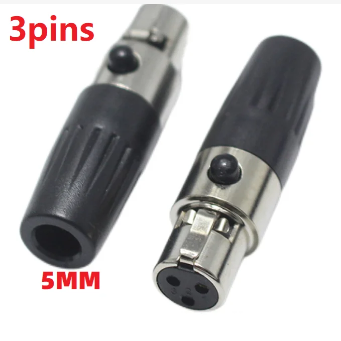 Mini Xlr Connector 5pins 5 Pin Xlr Plug Panel Mount Buy Mini Xlr Plug Mini Xlr 5pin Plug Mini