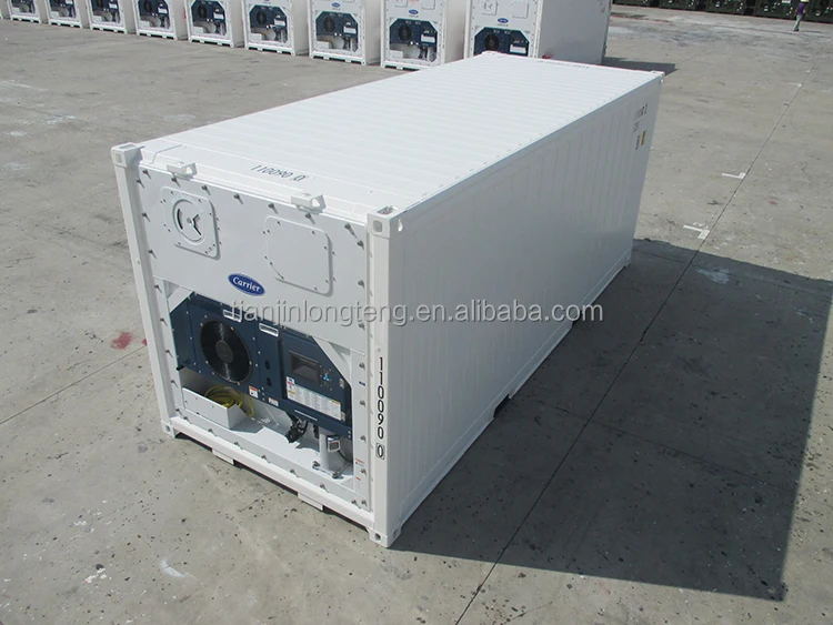 Equip With Carrier Refrigerated Cooling Unit Freezer And Chiller 20ft