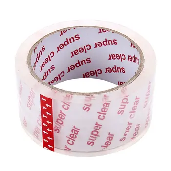 Custom Bopp Crystal Super Clear Tape Packaging Tape Clear Packing Tape Heavy Duty Cinta Adhesive