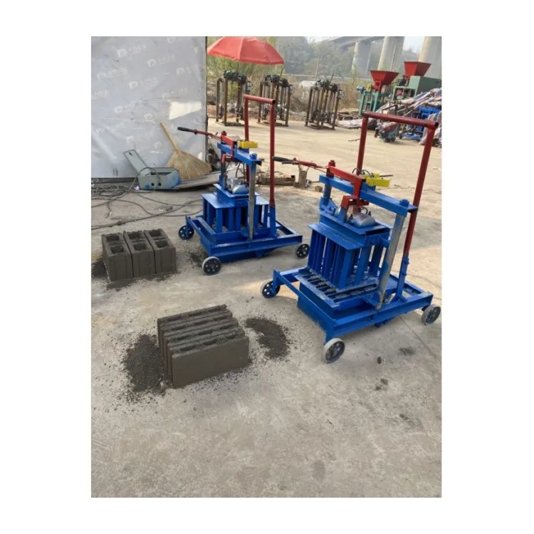 Дешевая полуавтоматическая машина для производства полых блоков оборудование цементного