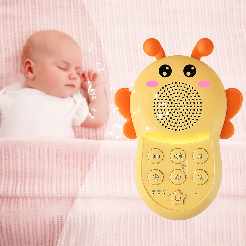 Cute Bee Portable Sleep Sound Machine White Noise Soother