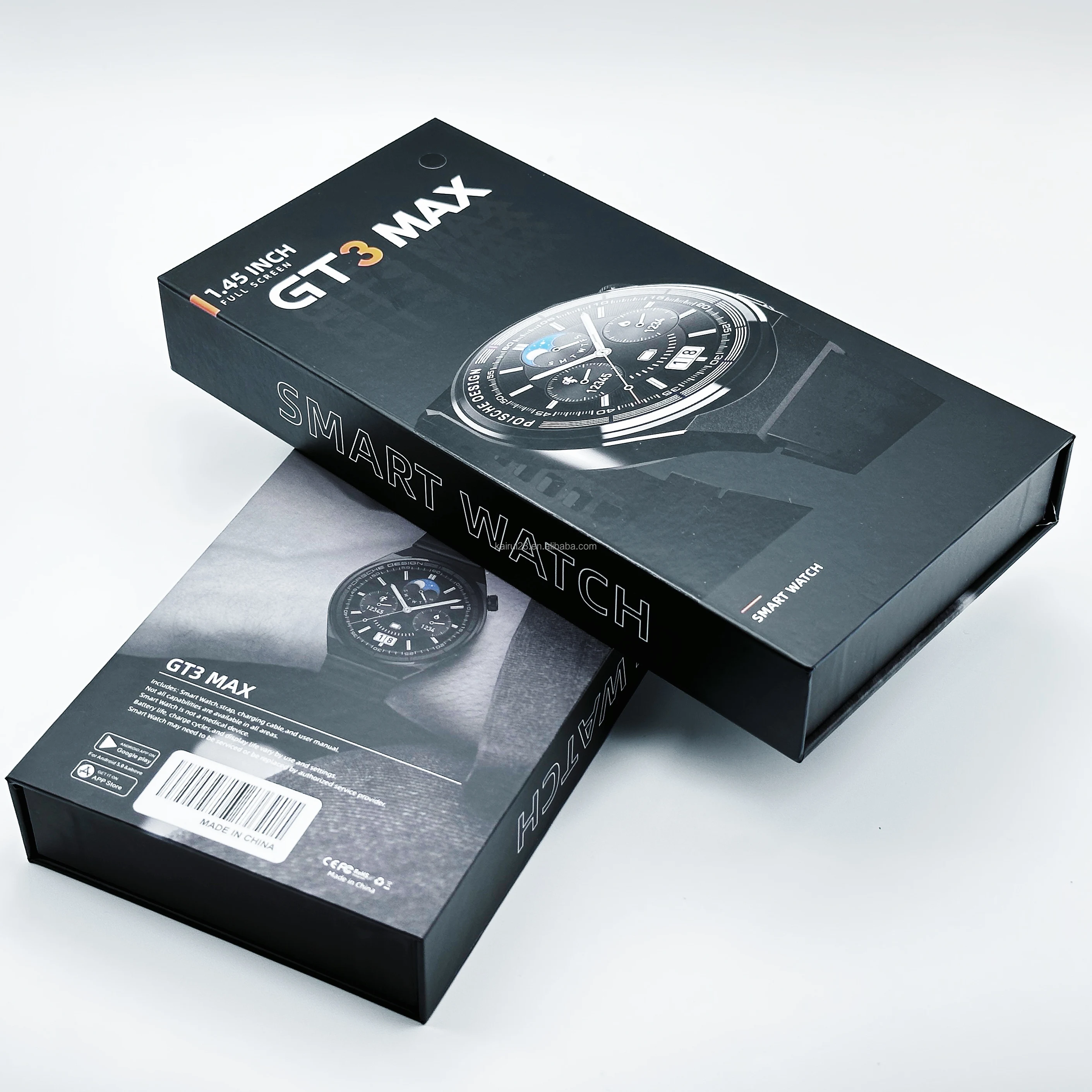 Original Gt3 Max 1.45inch Circular Screen Smartwatch Nfc Gps Ip68 ...