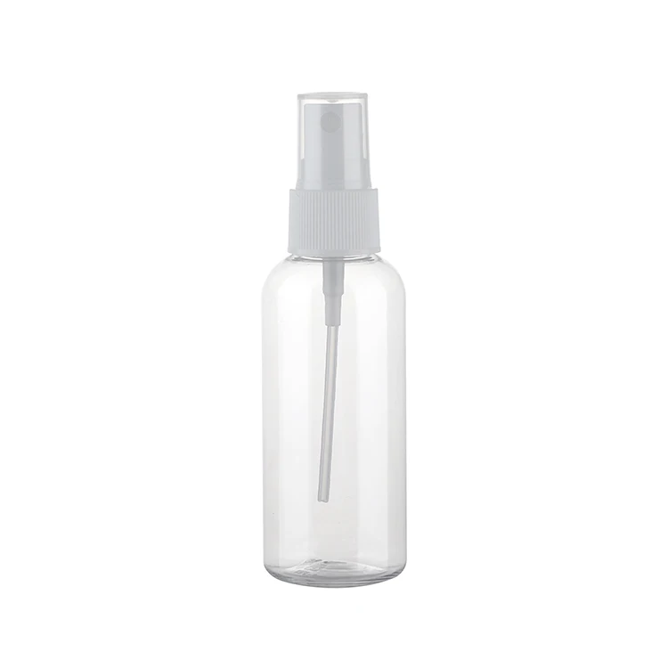 50ml 60ml 70ml 75ml Empty Transparent Plastic Fine Mist Spray Pet Bottle