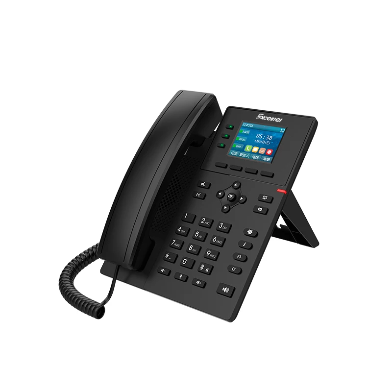 IPH603P Wireless Desktop IP Phone Cheap Price VoIP Network Intercom for Hotel and Office Use Corded Telephone