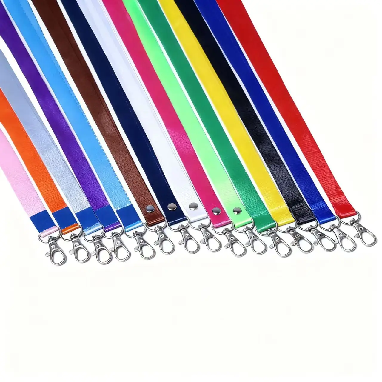 Wholesale Polyester Nylon Phone Lanyard with Thumb Hook Clip Embossed Printing and Woven Logo Sublimation Neck Strap preview 3