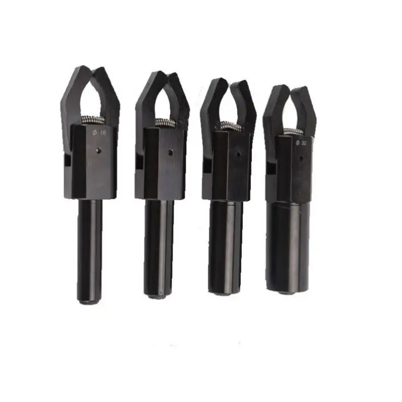 TEBAK CNC Lathe Bar Puller Lathe Automatic Bar Puller Claw Pull Clamp Feeder 16 20 25 Round Shank Clamping