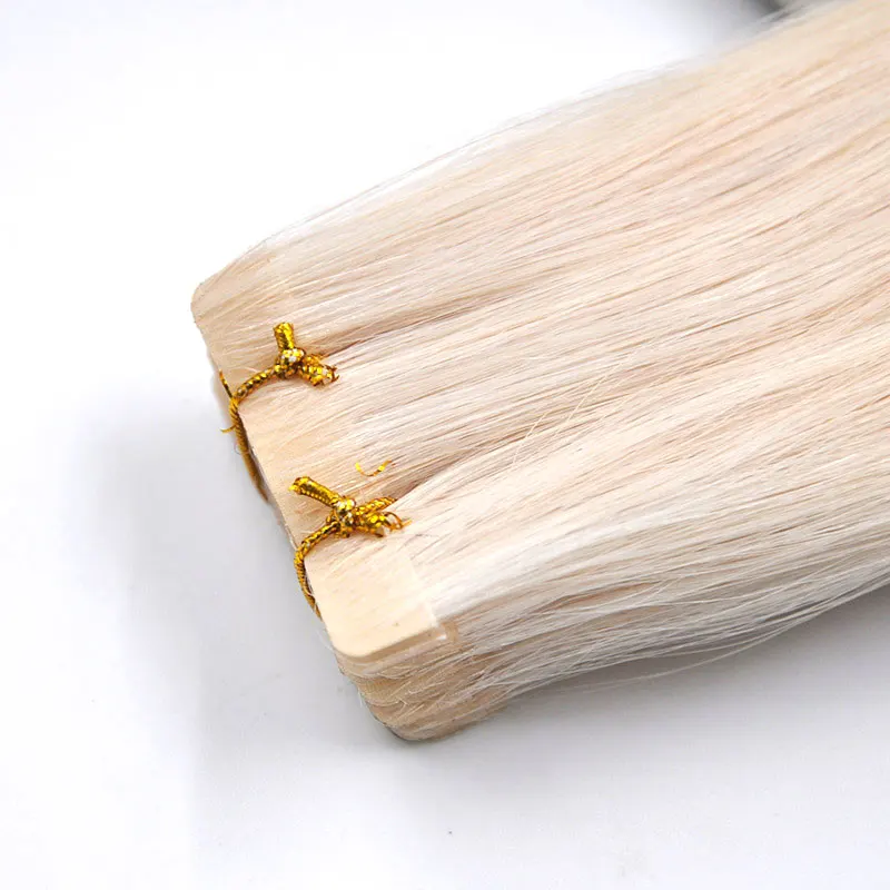 Salon Tape In Hair Extensions Full Cuticle Virgin Human Hair invisible tape in human hair extension details