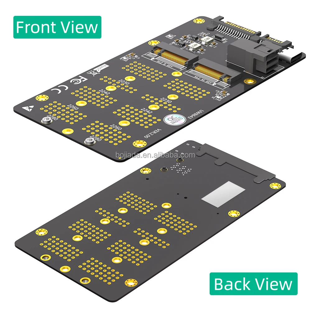 Mini SAS HD SFF-8643 Connector to M.2 SSD Adapter Card