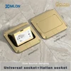 Italy Socket+EU socket