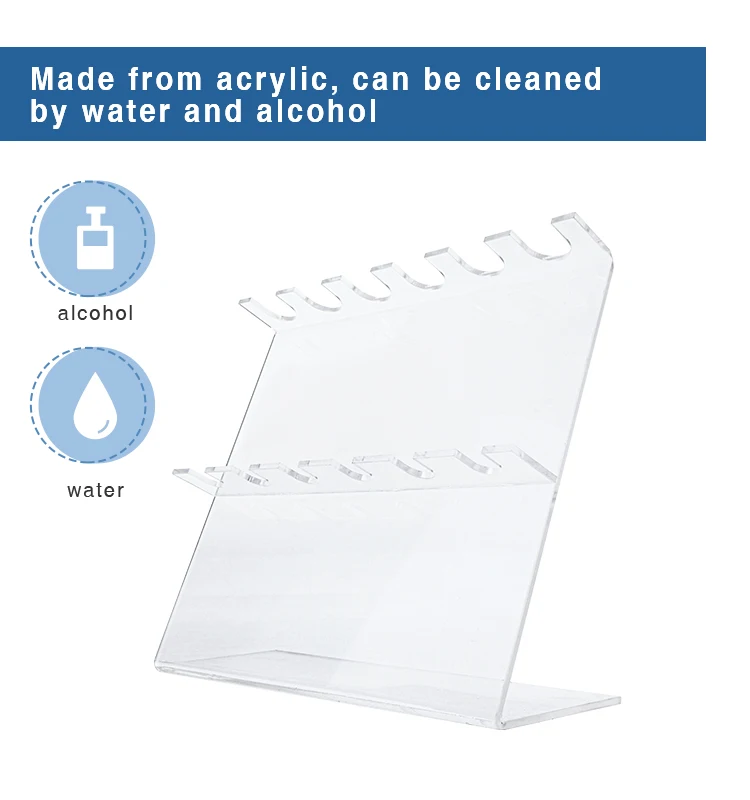 6position Pipette Plastic Stand Lab Pipette Rack Pipette Stand Holder