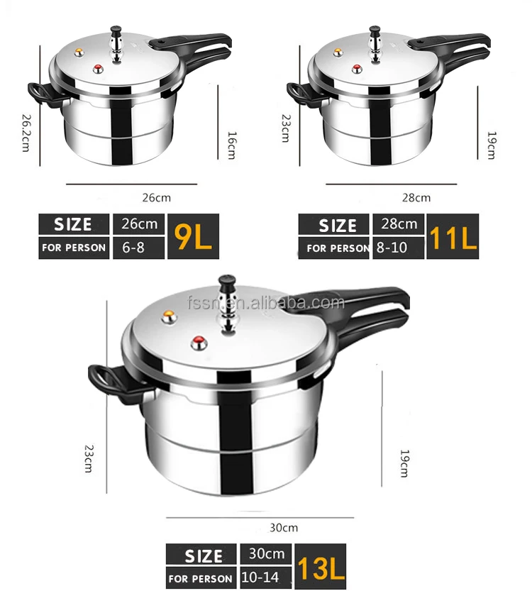 Aluminum Alloy Gas Pressure Cooker Induction Cooker Use Aluminum