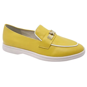 Best-selling Stylish Women Leather Shoes Hard-wearing Flat Shoes Ladies