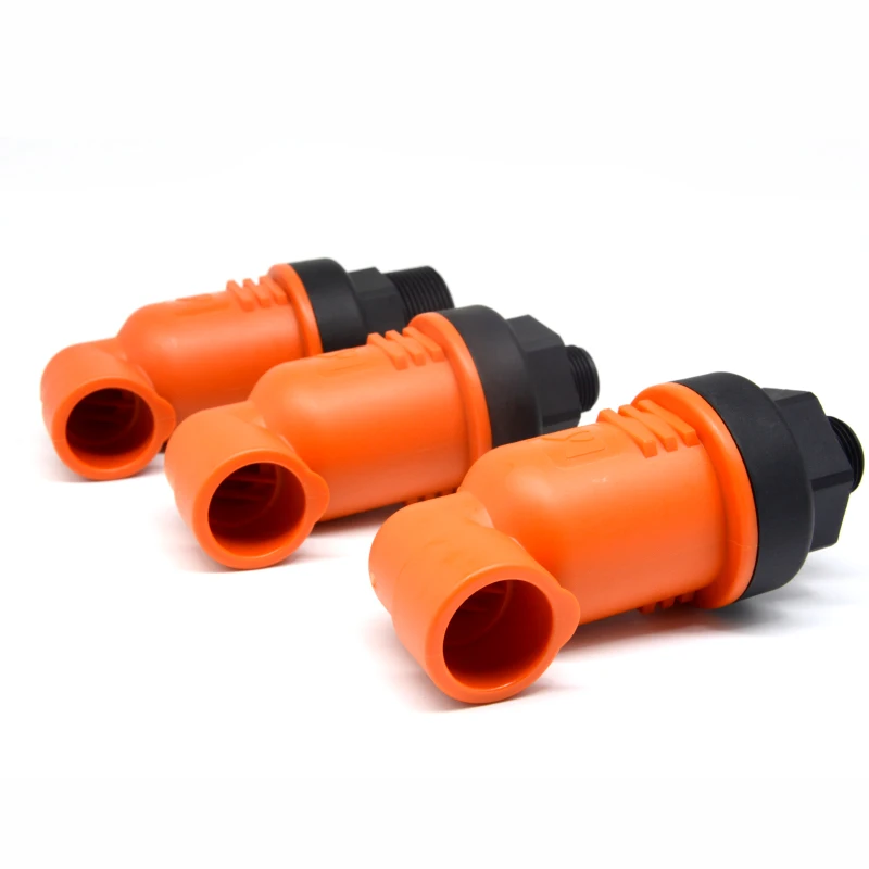 Orange PVC Plastic Quick Release Air Automatic Air Release Valve