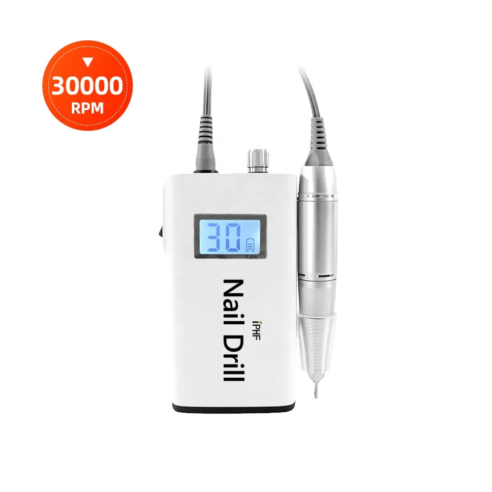 High Powerful Professional Machine 30000 Rpm Electric Nail Drill Key Power Electronic Output Feature Cordless Drill Machine