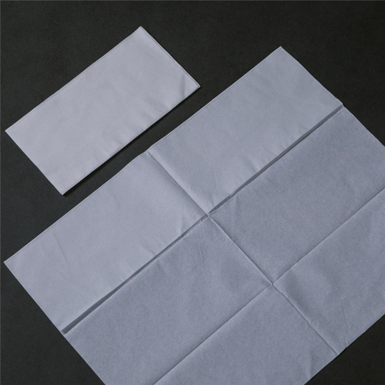 Hot Sale White Wedding Airlaid Paper Napkins Printed Custom Hotel 40x40