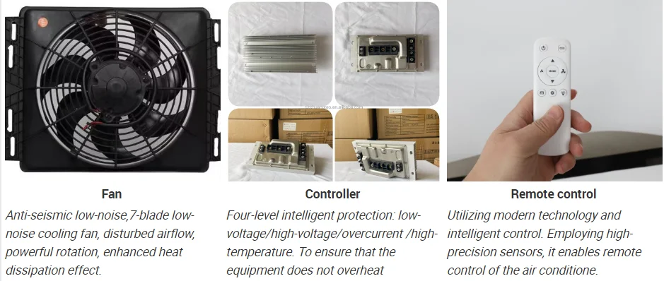 Truck Roof Air Conditioner, 12v/24v, R410a - detail 30