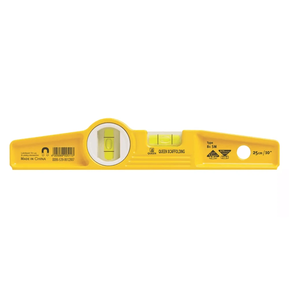 Heavy Duty Aluminum Spirit Level for Scaffolding Usage
