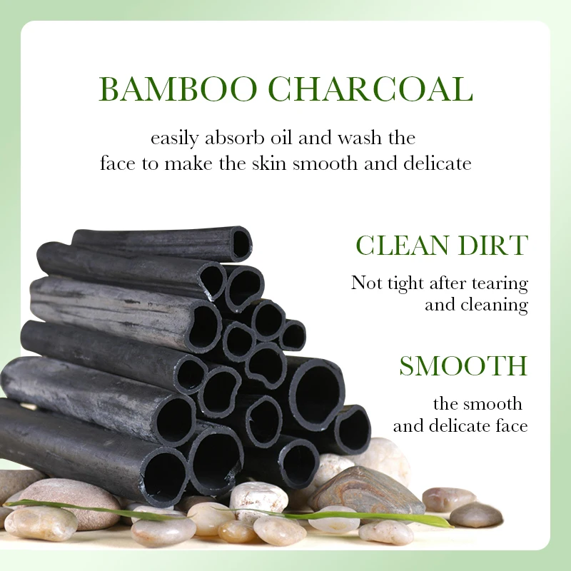 ZOZU Bamboo Charcoal Black Mask - Deep Cleansing Pore Strips