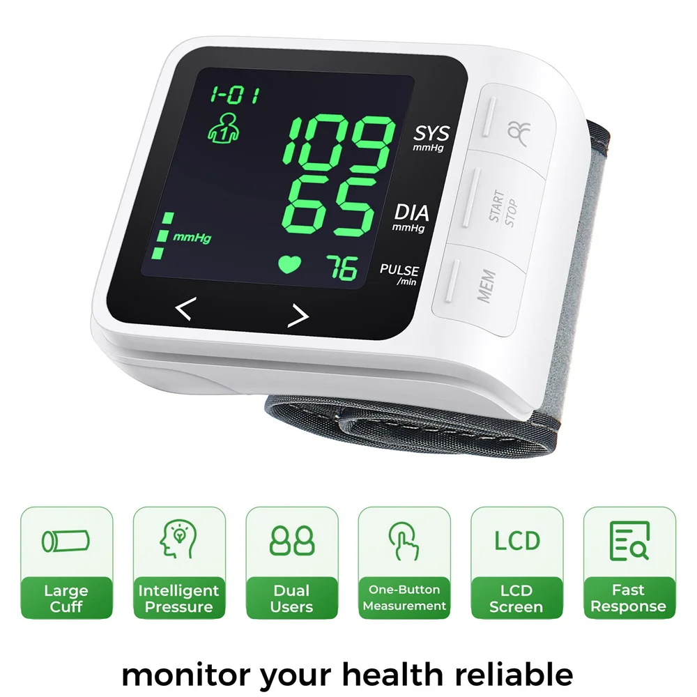 AOJ-35C Wrist Blood Pressure Monitor BP Monitor Blood Pressure