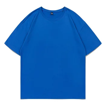 Custom Printing Logo Basic Oversize T-shirt High Quality Plus Size Men Women 100% Cotton T Shirt