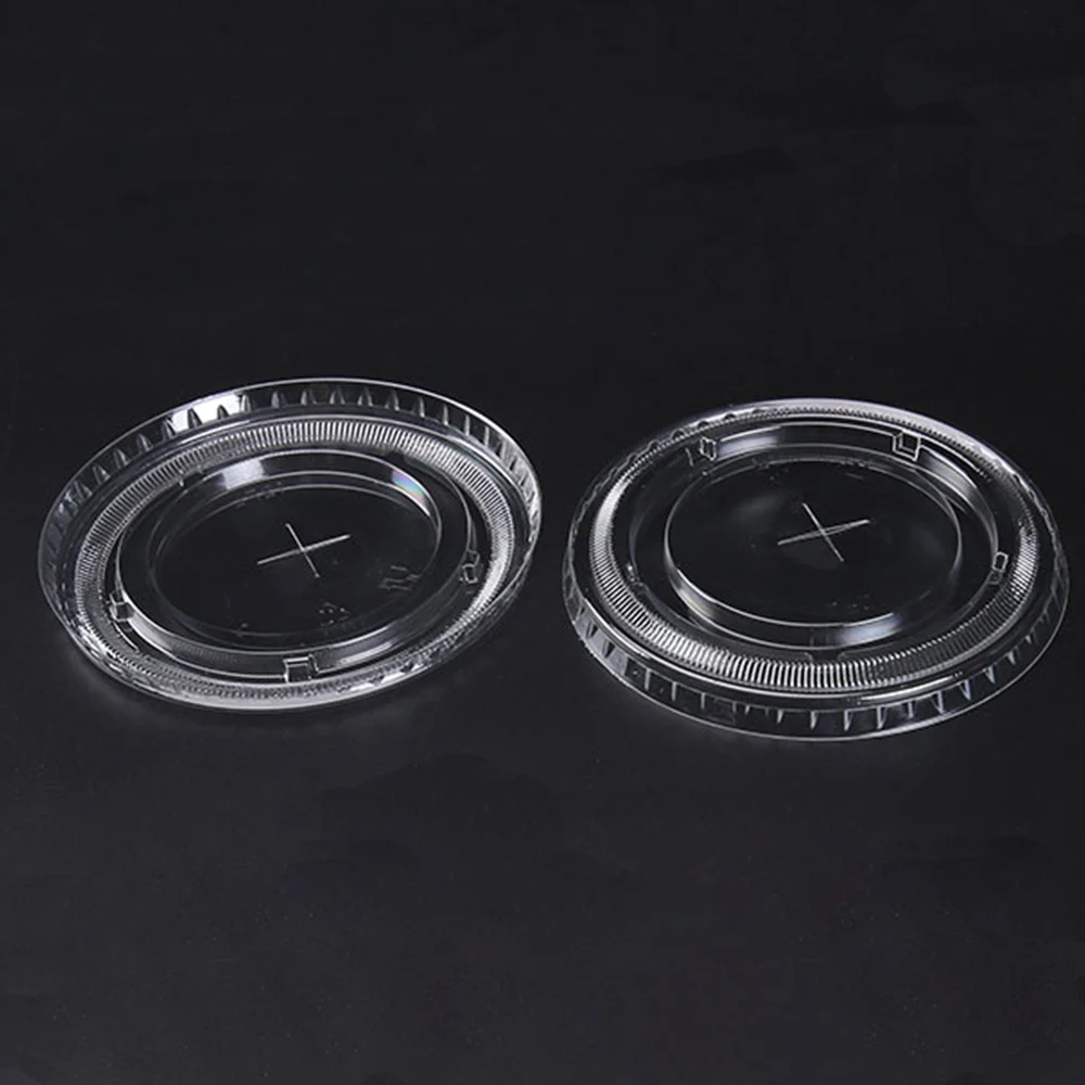 Disposable Plastic Cup Lid Universal Plastic Coffee Tea Juice Cups Lid ...