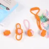 Conjunto de cuatro piezas naranja rosa No.3 285 gramos