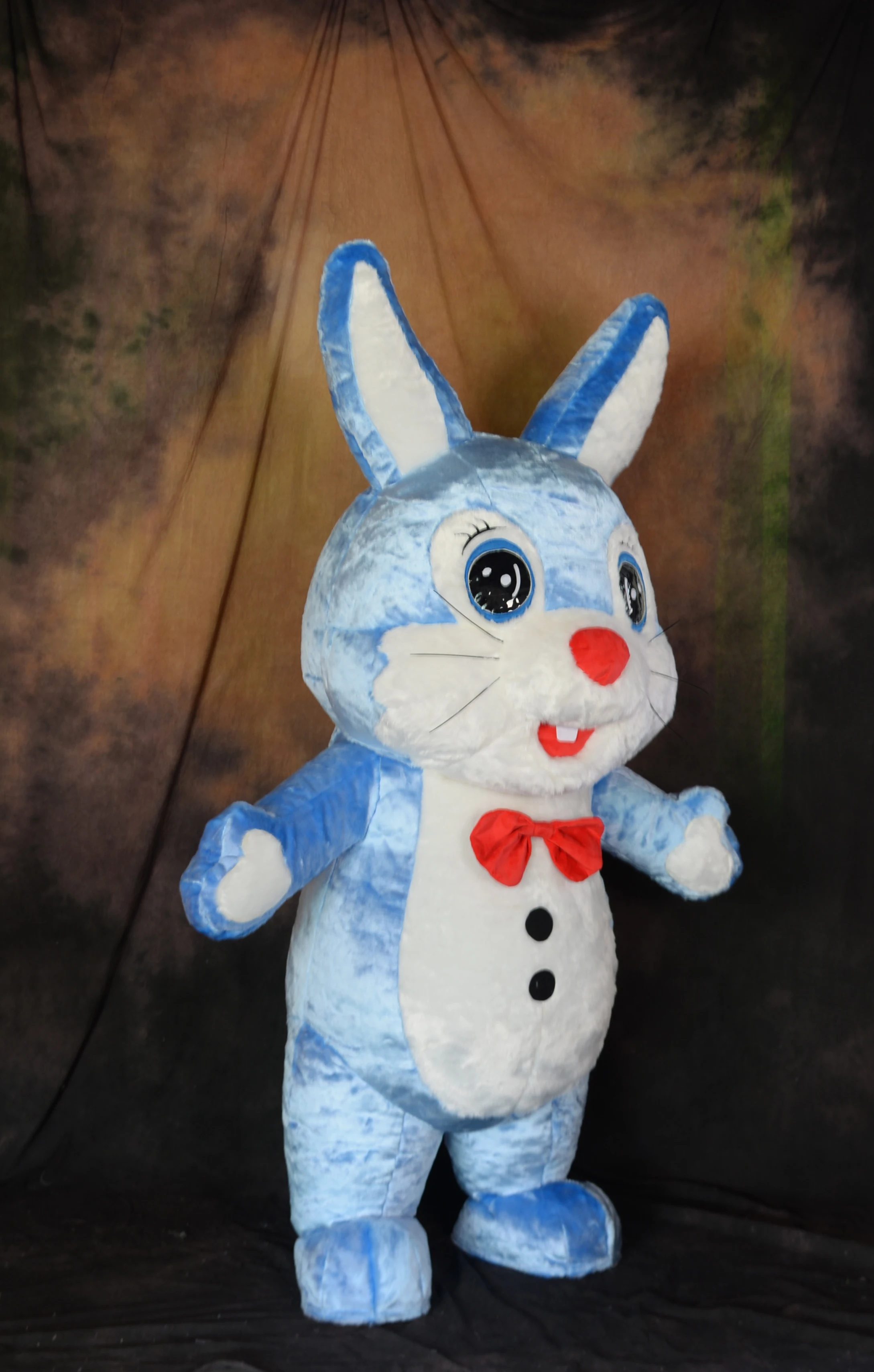 Factory Price Custom Advertising Easter Inflatable Rabbit Suit Inflatable Mascot Walking Bunny Costume for Adult