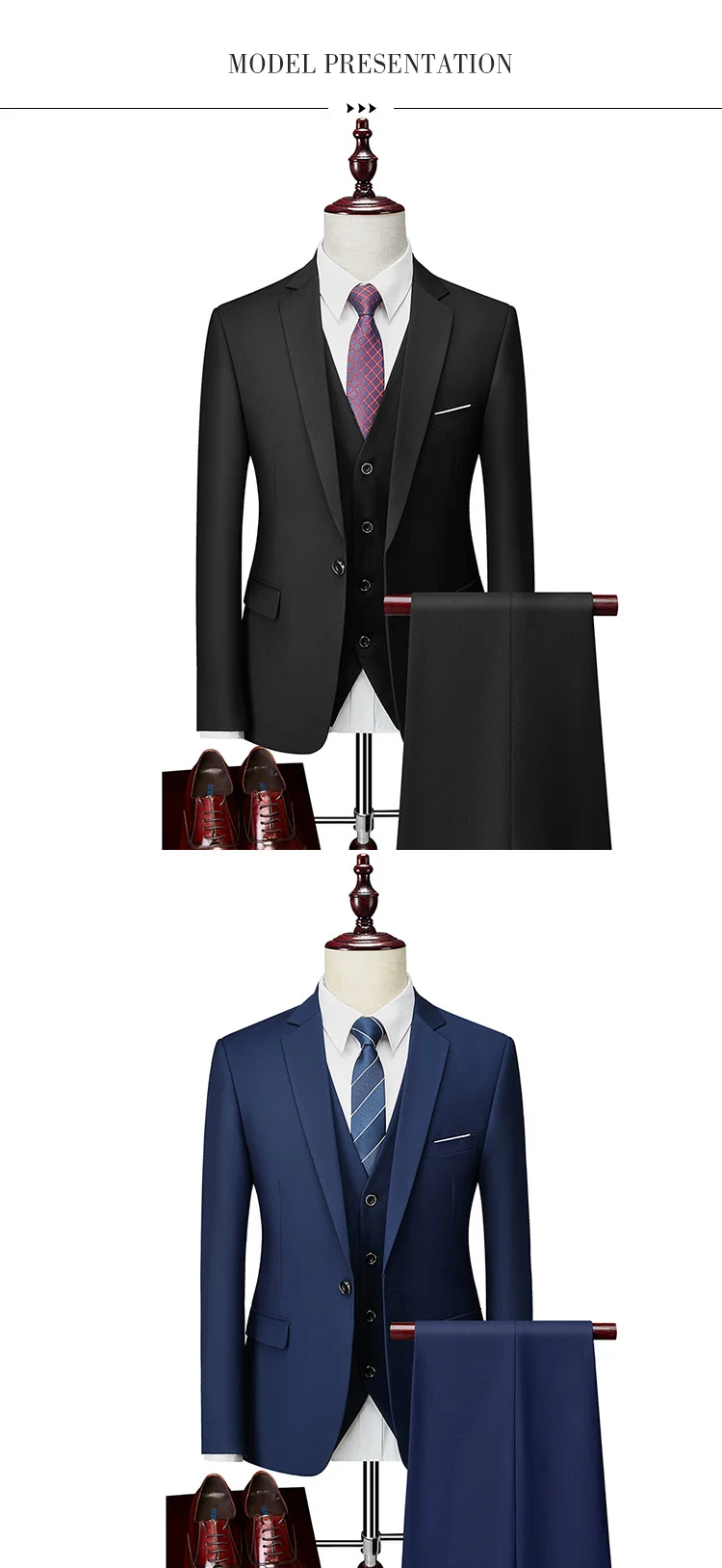 Fashion Design Men Business Suits Men Dress Suit 3 Pieces Formal ...