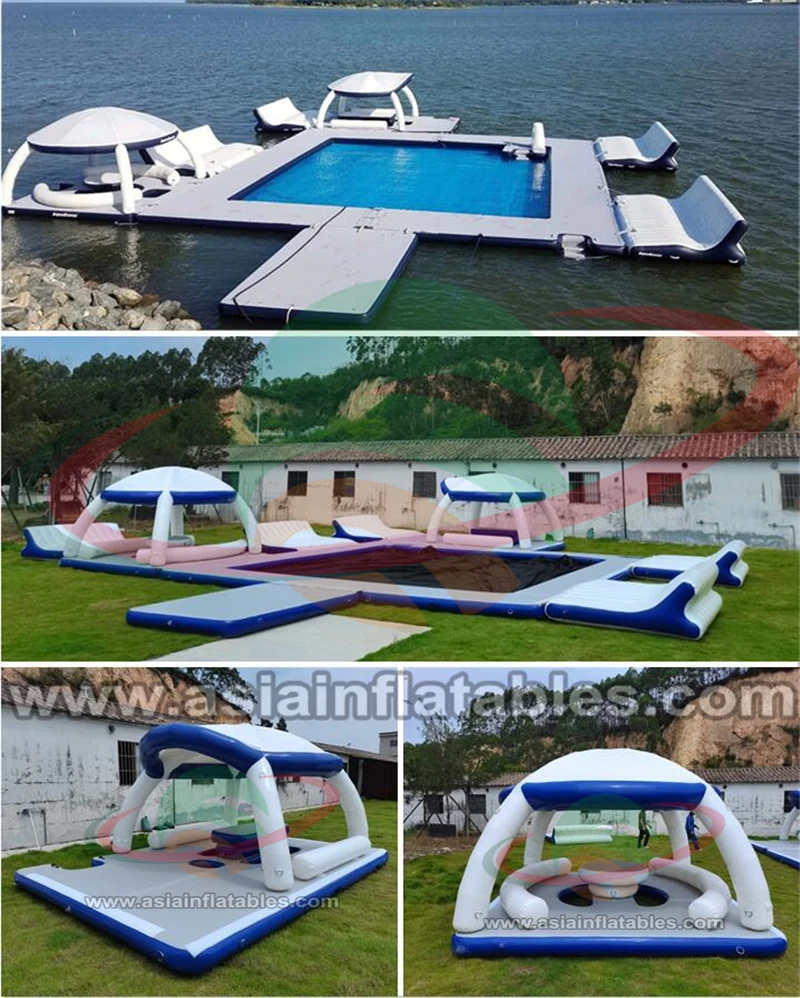 Inflatable Floating Island For Sale Floating Platform Inflatable Water ...
