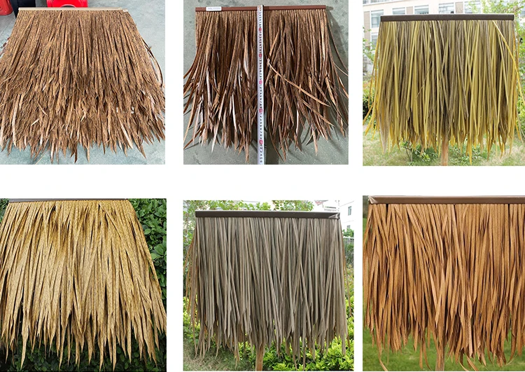 Multi-Specification Artificial Roof Thatch Fireproof Artificial ...
