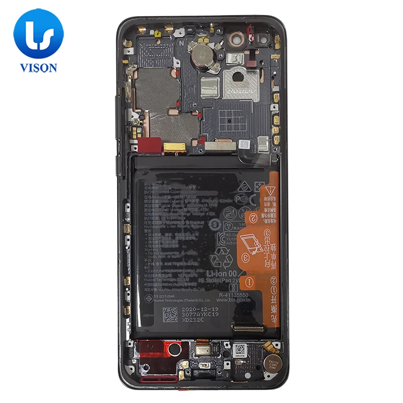 Original New LCD Display for Mobile Phone Huawei P40 PRO LCD With Frame for Huawei P40 Pro Lcd Screen With Frame With Battery