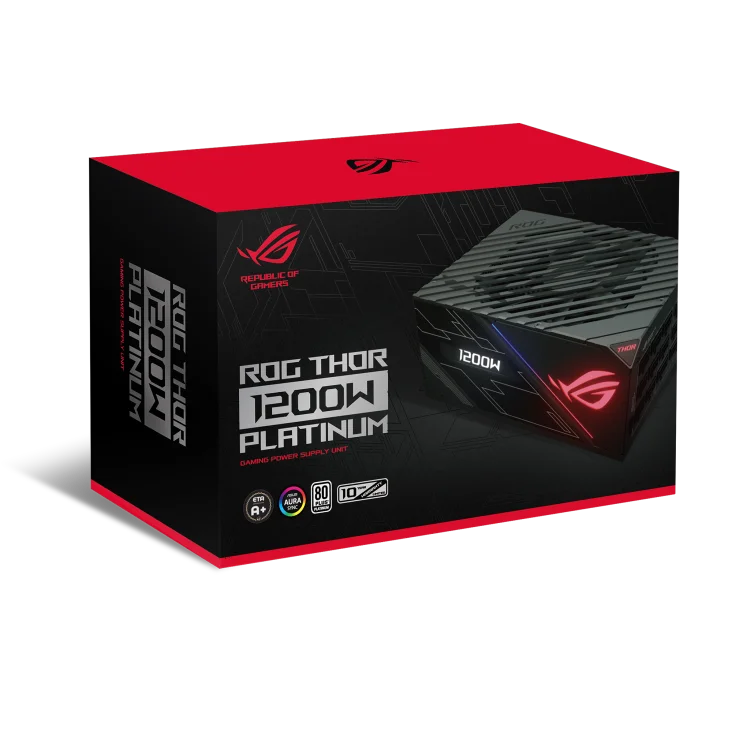ROG THOR 1200W PLATINUM Power Supply for Gaming Desktops