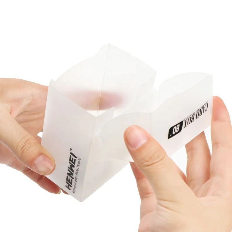 Полипропиленовая упаковочная коробка пластиковая для Карт Yugioh откидная хранения матовый