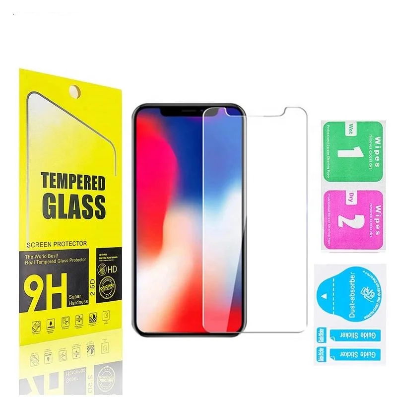 For Iphone X 11 12 13 14 Screen Protector Tempered Glass 3 Pack,3 In 1