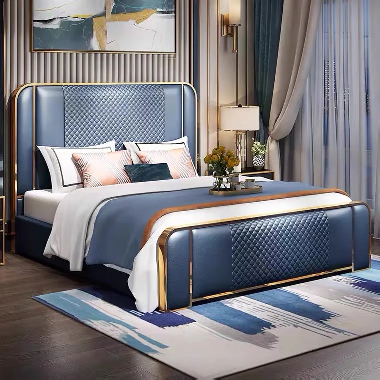 French Royal Bedroom Furniture King Size Double Beds Sets Design Leather Luxury Soft Bed Buy Double Bedroom Set Bed Modern Design King Size Bed Oversized Bedroom Furniture Product On Alibaba Com