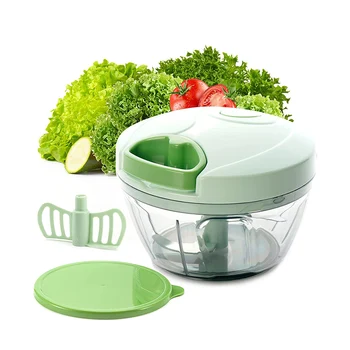 Portable Manual Hand Food Processor Onion Pulling Slicer Salad ...