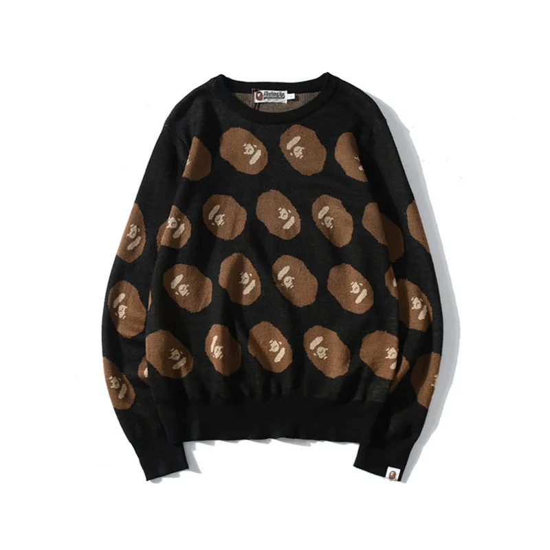 2021bape Round Neck Pullover Sweater Bathing Ape Slippers Shark Fashion For Men Buy Fashion Men s And Women s Suitable Pullover Sweatshirt Rock Band Hooded Sweatshirts Hoodies 2021bape Round Neck