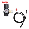 With remote hose
