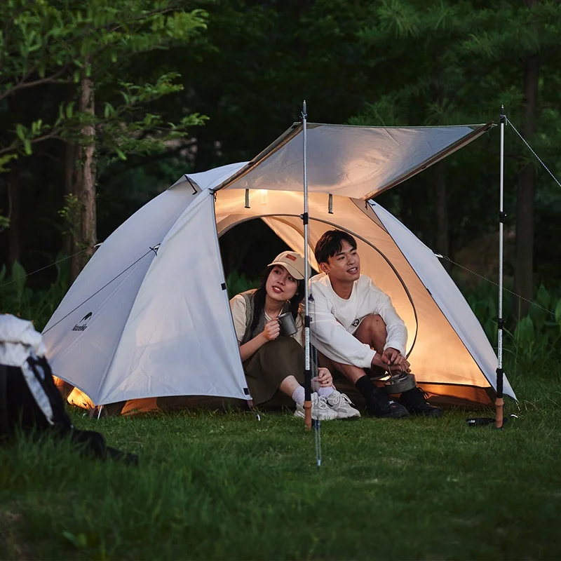 Naturehike venkovní kemp Cloud-Creek 2 stan pro 3 osoby UPF50+ opalovací krém Vodotěsný ultralehký stan