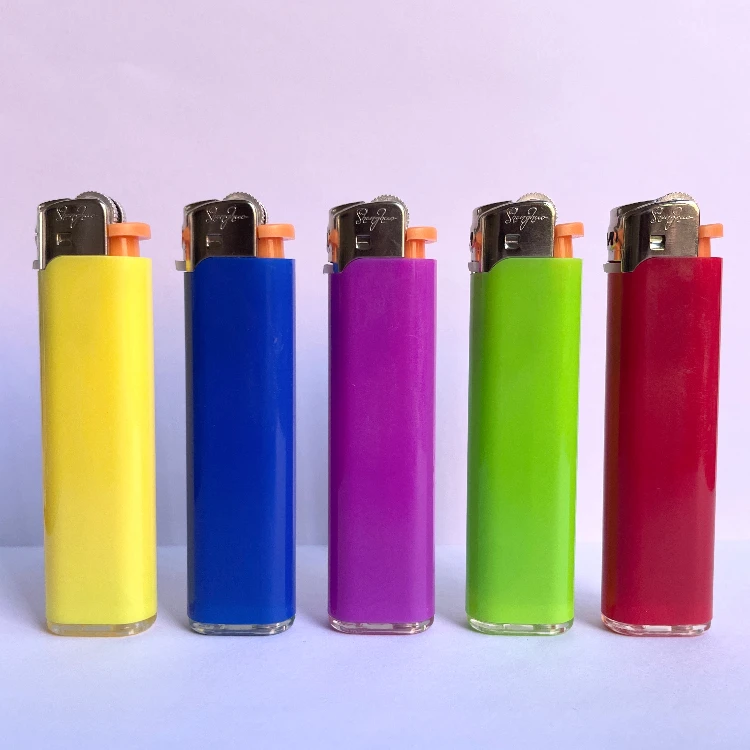 Slim Cigarette flint Europe Lighter With refillable valve