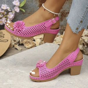 Fashion High Heel Women's Roman Sandals Casual Shoes Super High Heeled Sandals Slingback