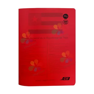 Hot Selling A5 Size School Notebook with Colorful PP Cover Good quality French Line Exercise Book