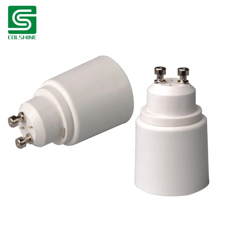 Tiardey Lot De 4 Adaptateurs E27 Vers GU10 - Convertisseur Douille Lampe LED Plastique PBT Ignifuge